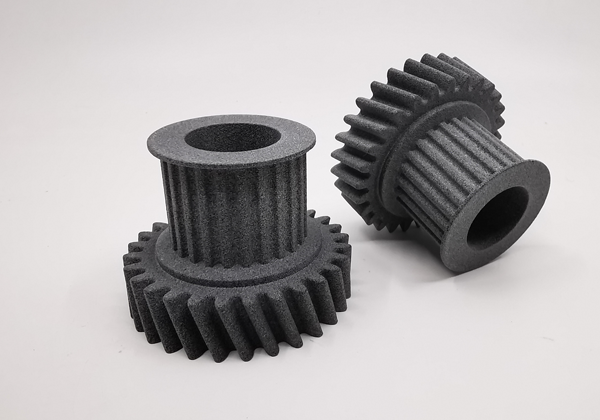 SLS műanyag 3D nyomtatással készült alkatrész